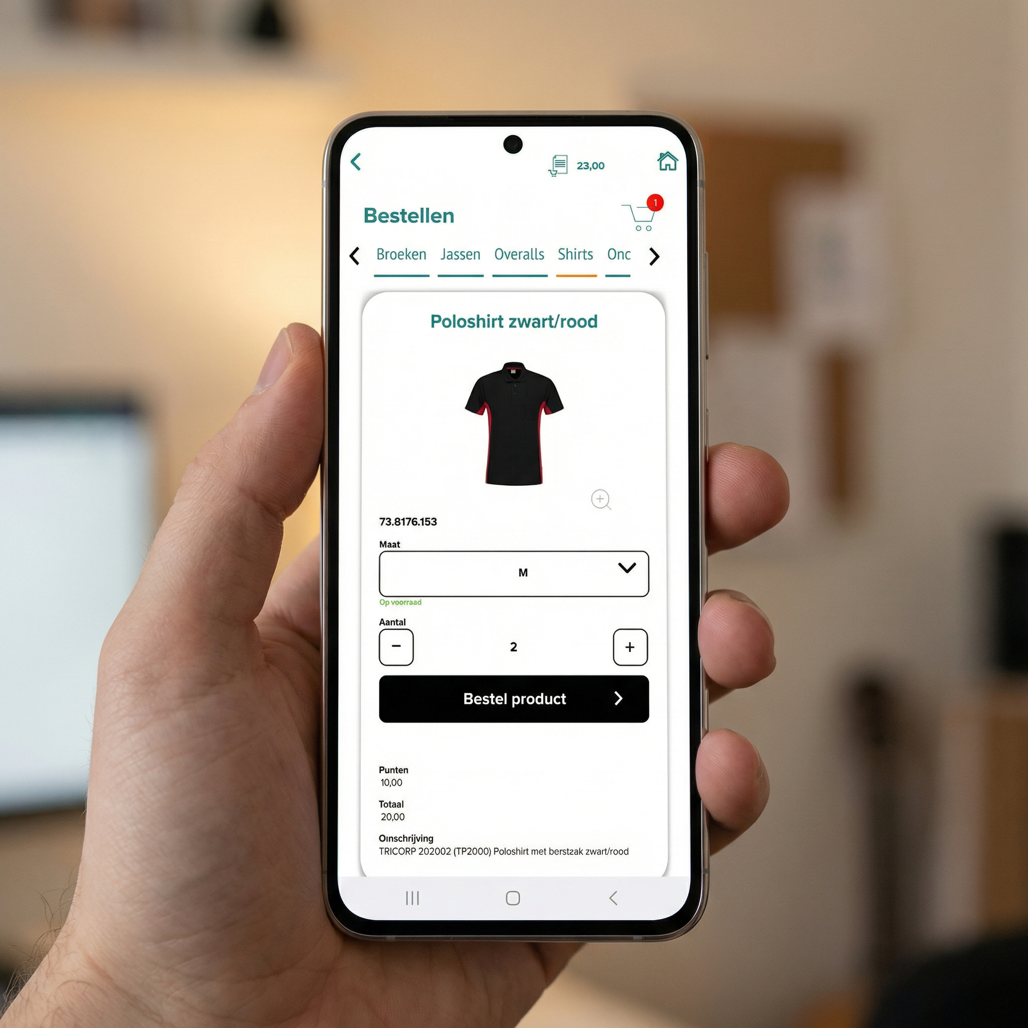 Workwear Manager Android app