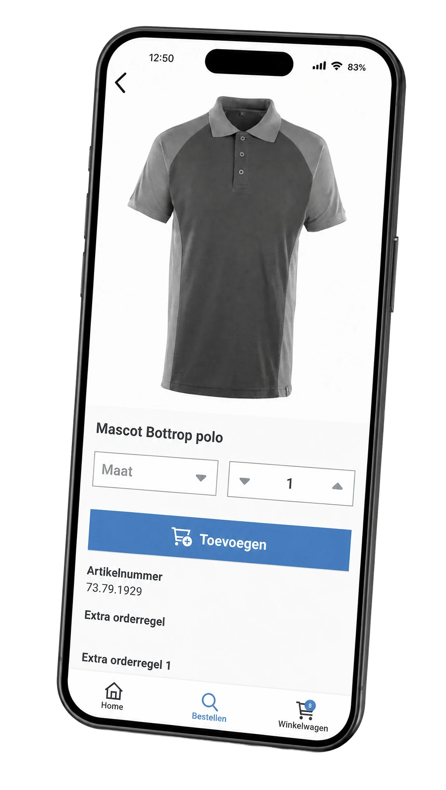 Workwear Manager iPhone app — productdetail